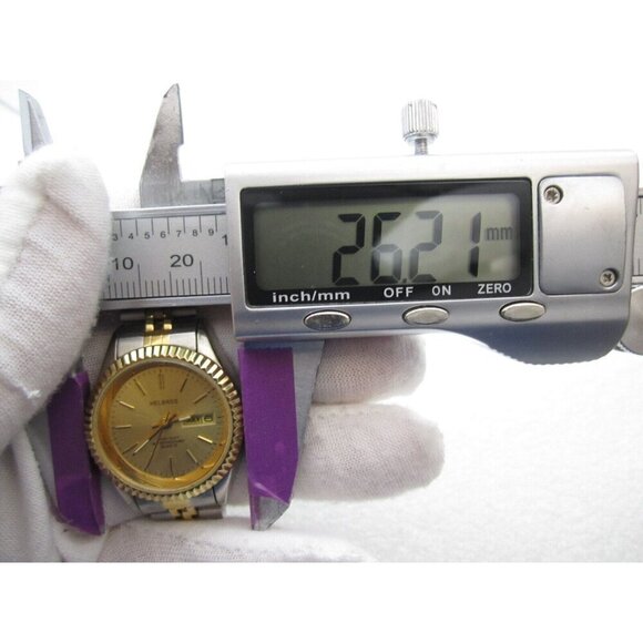 Women Helbros Quartz WR Analog 26mm Round Watch (H604) "New Battery" - Picture 2 of 11